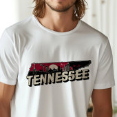 Retro Travel Iconic Tennessee Grafik T-Shirt