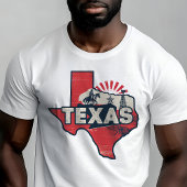 Retro Travel Iconic Texas Graphic T-Shirt