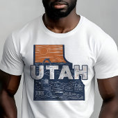 Retro Travel Iconic Utah Graphic T-Shirt
