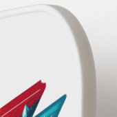 Retro Travel Map Arkansas Staat Pickleball Schläger (Linke Seite)