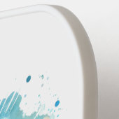 Retro Travel Map georgischer Staat Pickleball Schläger (Linke Seite)