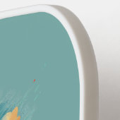 Retro Travel Map Pennsylvania Staat Pickleball Schläger (Linke Seite)