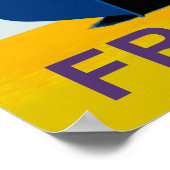 Retro Travel Plakat für Normandie, Frankreich (Ecke)