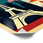 Retro Travel Poster Collage (Ecke)