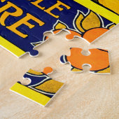 Retro Travel Poster Jamaica. Jigsaw Puzzle (Seite)