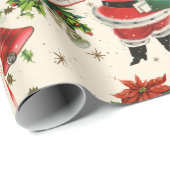 Retro Treasure Weihnachtswrapping Paper Geschenkpapier (Rolleneckpunkt)