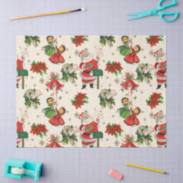 Retro Treasures Christmas Tissue Paper Seidenpapier