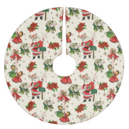 Retro Treasures Christmas Wrapping Paper Polyester Weihnachtsbaumdecke