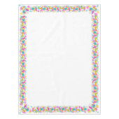 Retro Tree Baubles border tablecloth 50x72 Tischdecke (Vorderseite)