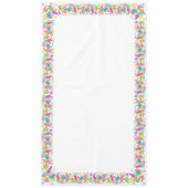 Retro Tree Baubles border tablecloth 60x104 Tischdecke (Vorderseite)