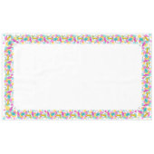 Retro Tree Baubles border tablecloth 60x104 Tischdecke (Vorderseite (Horizontal))