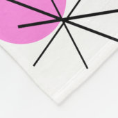 Retro Tree Baubles Corner Weihnachtsdecke Fleecedecke (Ecke)