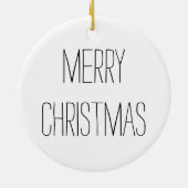 Retro Tree Baubles Frohe Weihnachtsschmuck rund (Hinten)