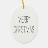 Retro Tree Baubles Group Christms Ornament Oval (Hinten)