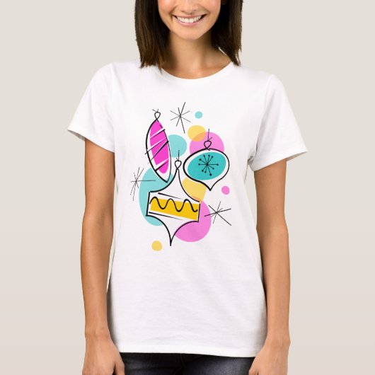 Retro Tree Baubles Group T - Shirt (Vorderseite)