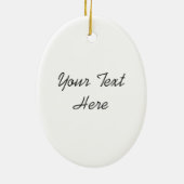 Retro Tree Baubles Group Textoroval Keramikornament (Hinten)