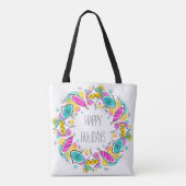 Retro Tree Baubles Holidays Tasche (Rückseite)