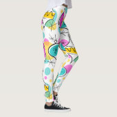 Retro Tree Baubles Leggings (Rechts)