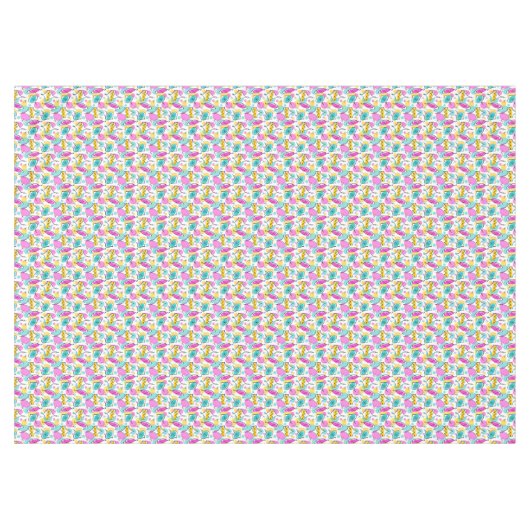 Retro Tree Baubles Multi 360 tablecloth Tischdecke (Vorderseite (Horizontal))