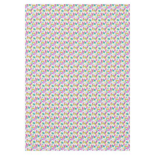 Retro Tree Baubles Multi 360 tablecloth Tischdecke (Vorderseite)