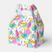 Retro Tree Baubles Multi Gevor Box Geschenkschachtel (Rückseite)