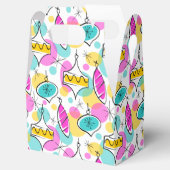 Retro Tree Baubles Multi Gevor Box Geschenkschachtel (Geöffnet)