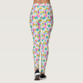 Retro Tree Baubles Multi-Leggings Leggings (Rückseite)