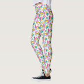 Retro Tree Baubles Multi-Leggings Leggings (Links)