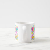 Retro Tree Baubles Multi-Tasse Espresso Espressotasse (Rückseite)