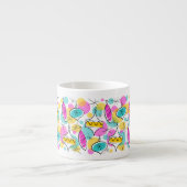 Retro Tree Baubles Multi-Tasse Espresso Espressotasse (Vorderseite)
