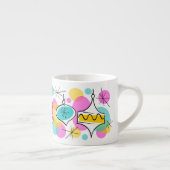 Retro Tree Baubles Tasse Espresso (Rechts)