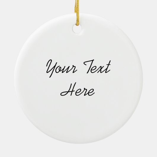 Retro Tree Baubles Textschmuck rund Keramikornament (Hinten)