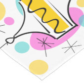 Retro Tree Baubles Tischläufer (Ecke)