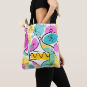 Retro Tree Baubles Tobag magenta back Tasche (Von Nahem)