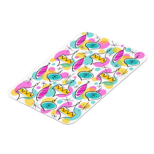 Retro Tree Baubles Vertikaler Multi flexibler Magn Magnet (Linke Seite)