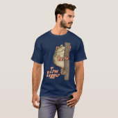 Retro Tree Hugger Tree Frog T - Shirt (Vorne ganz)