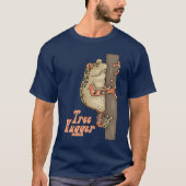 Retro Tree Hugger Tree Frog T - Shirt (Vorderseite)