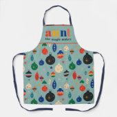 Retro Tree Toys Ornamente Tante Weihnachten Küche Schürze (Vorderseite)