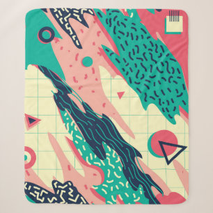 Retro Trendy Memphis Geometric Wallpaper Sherpadecke