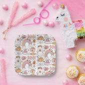 Retro Trendy Niedliche Halloween Elements Ghost Pu Pappteller (Party)