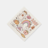 Retro Trendy Niedliche Halloween Elements Ghost Pu Serviette (Ecke)