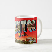 Retro Trenton NJ Postcard Kaffeetasse (VorderseiteRechts)