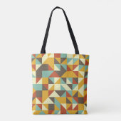 Retro Triad Kaleidoskop Tasche (Rückseite)