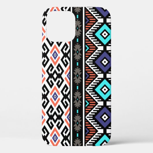 Retro Tribal Navajo: Geometrisch Nahtlos. Case-Mate iPhone Hülle (Rückseite)