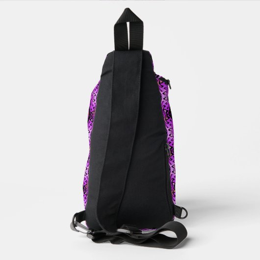 Retro Tribe Lilac Flame Sling Bag (Rückseite)