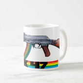 Retro Tribut AK-47 Kaffeetasse (VorderseiteRechts)