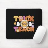 Retro Trick oder lehren Ghost Lehrer Halloween Cos Mousepad (Mit Mouse)
