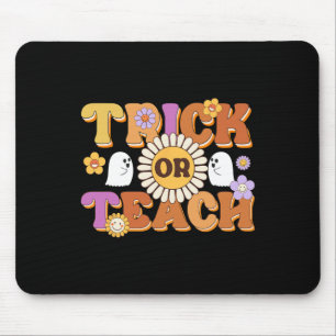 Retro Trick oder lehren Ghost Lehrer Halloween Cos Mousepad
