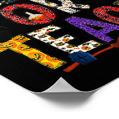 Retro Trick oder lehren Lehrer Halloween Kostüme M Poster (Ecke)