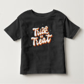 Retro Trick oder Treat Kleinkind T-shirt (Vorderseite)